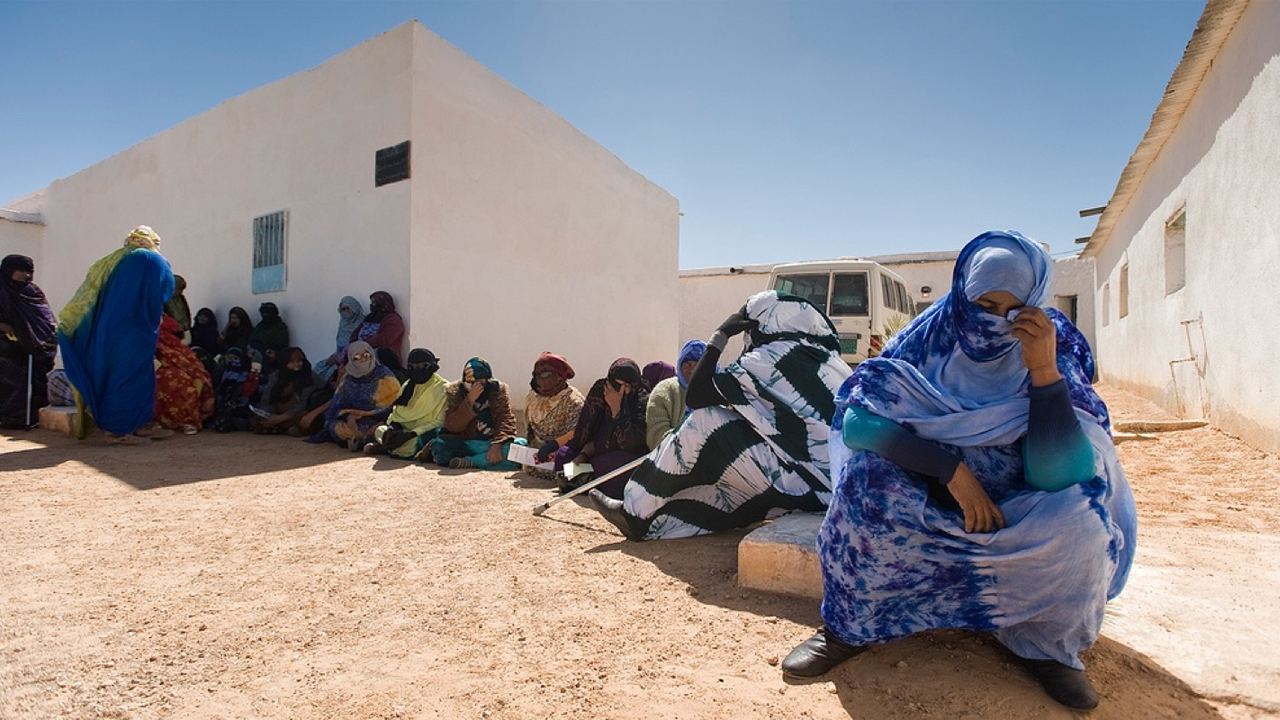 النساء مخيمات