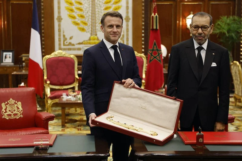 ماكرون المغرب شراكة استثنائية