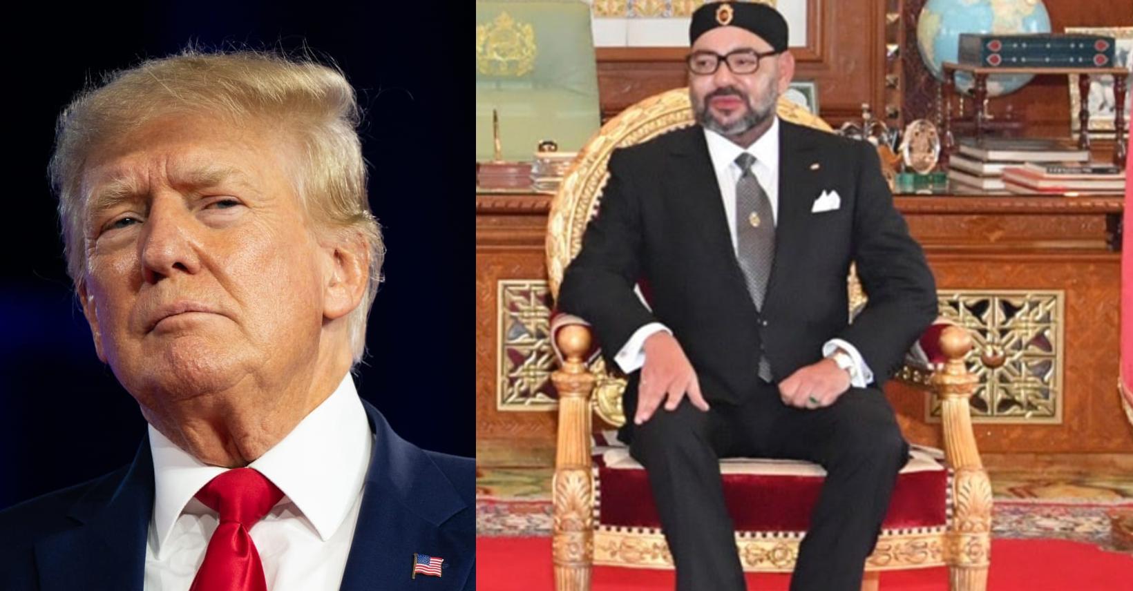 محمد السادس يهنئ دونالد