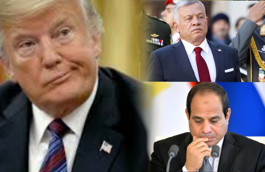 ترامب السيسي الملك عبد الله