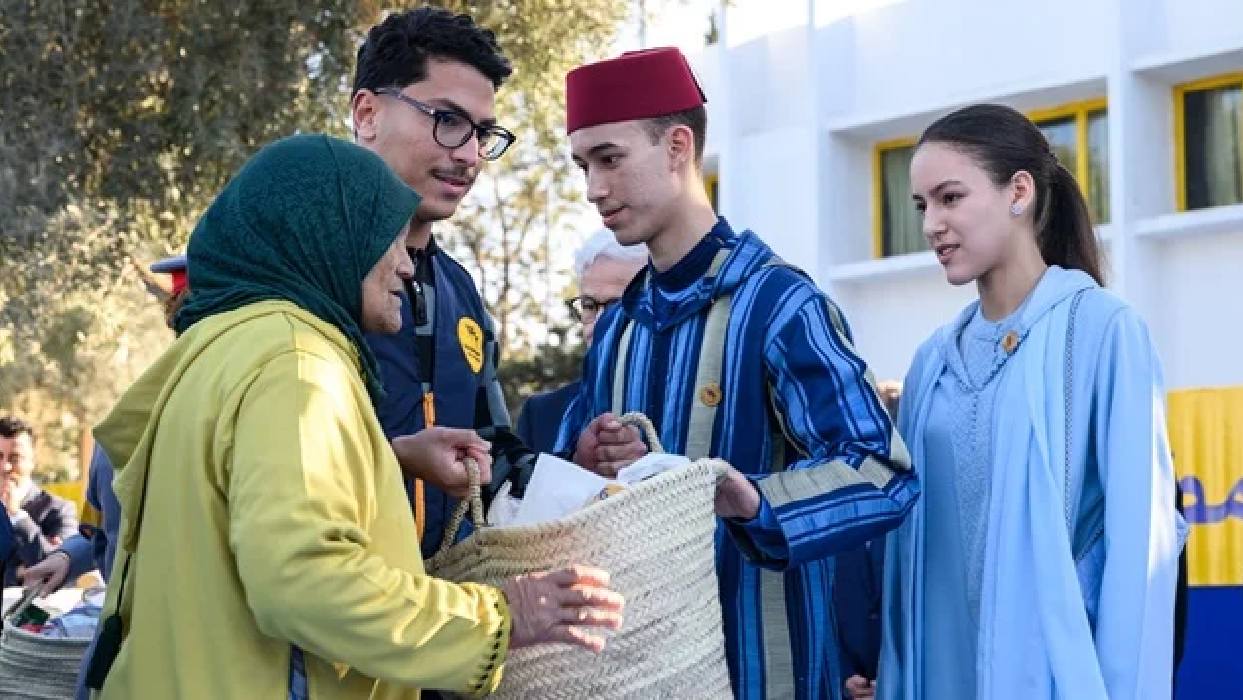الأمير مولاي الحسن والأمير لالة خديجة